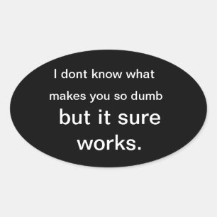 autocollants stupides