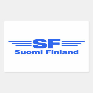 Autocollants Suomi Finlande, personnalisables