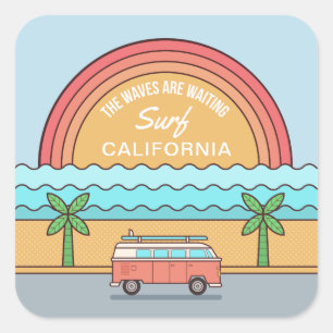 Autocollants Surfer