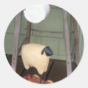 Autocollants tirés à quatre épingles de moutons