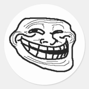Autocollants Trollface Wojak