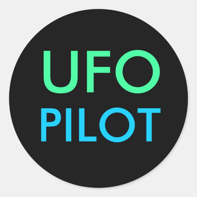 Autocollants UFO PILOT (Devant)