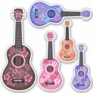 Autocollants Ukulele