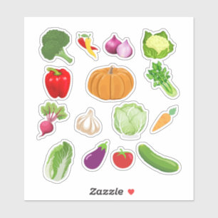 Autocollants Veggie Vinyl