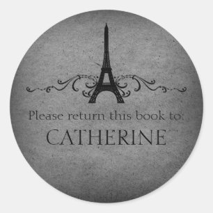 Autocollants vintages de Flourish de Français,