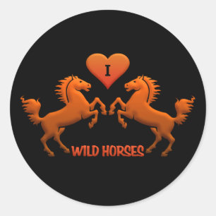 Autocollants Wild Hors