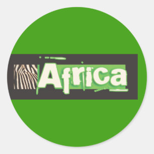 Autocollants Zebra Africa