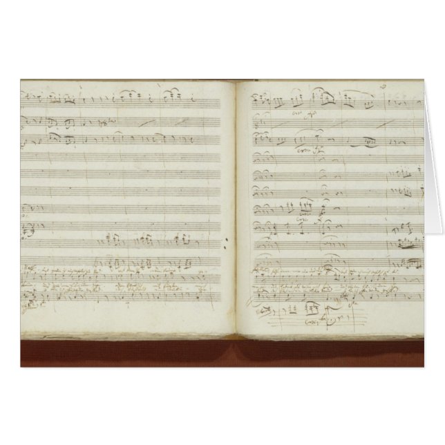 Autograph copy of 'The Magic Flute' (Front Horizontal)