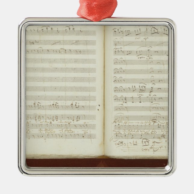 Autograph copy of 'The Magic Flute' Metal Ornament (Front)