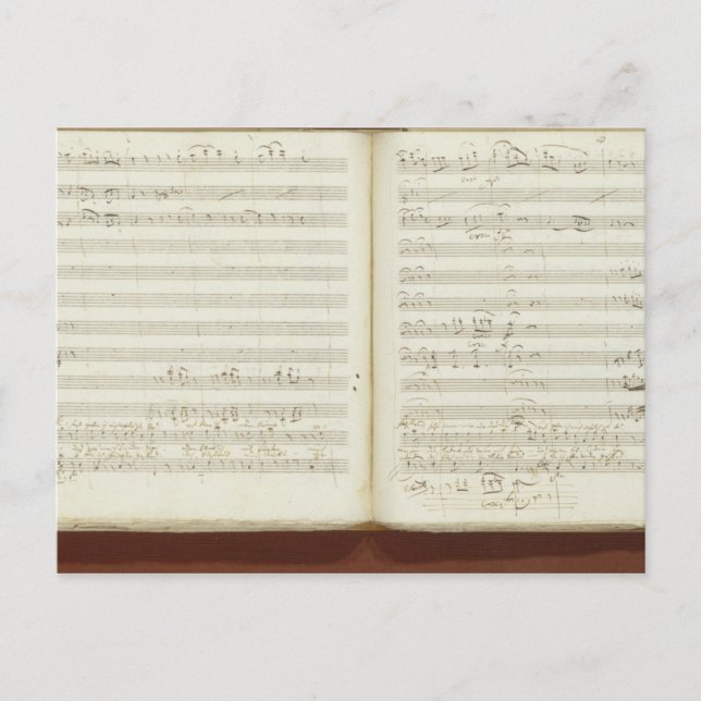 Autograph copy of 'The Magic Flute' Postcard (Front)