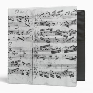 Autograph of the partita 'Sei gegruesset Binder