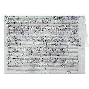 Autograph score for the lied 'Des Sangers Habe'