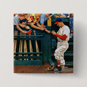 Autograph Session 2 Inch Square Button