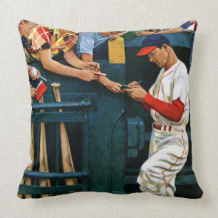 Autograph Session Throw Pillow