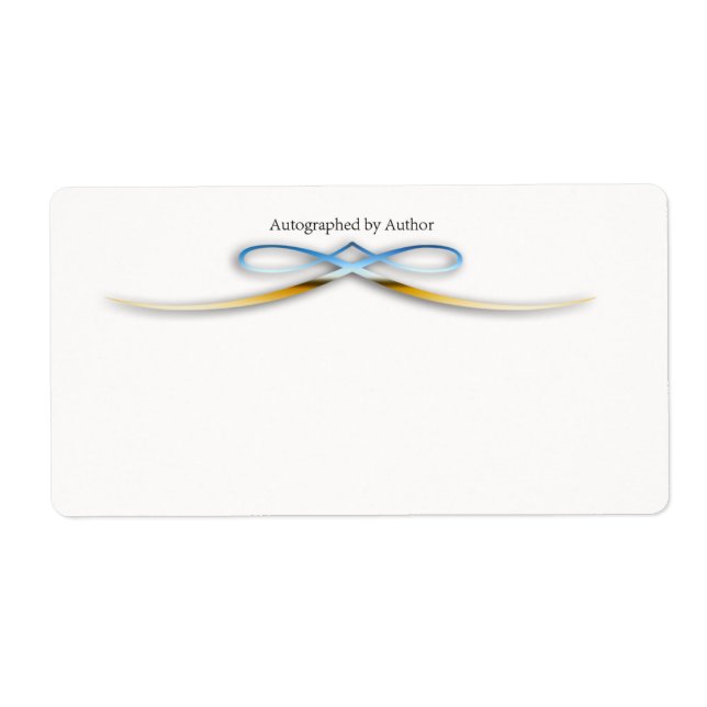 Autographed by Author Bookplate (Front)