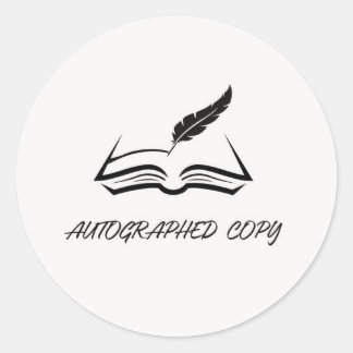 Autographed Copy Sticker