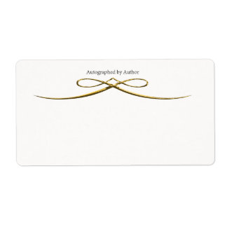 Autographié par la plaque d'écriture de l'auteur