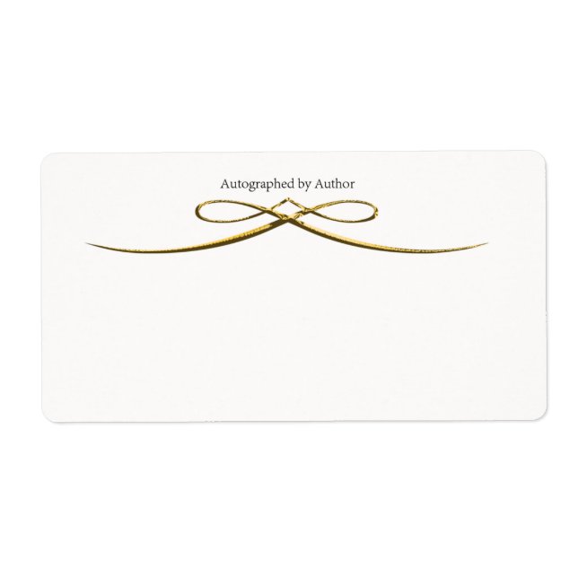 Autographié par la plaque d'écriture de l'auteur (Devant)