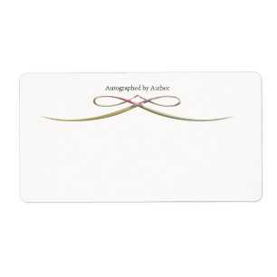 Autographié par la plaque d'écriture de l'auteur