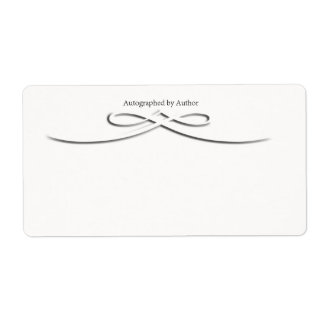 Autographié par la plaque d'écriture de l'auteur