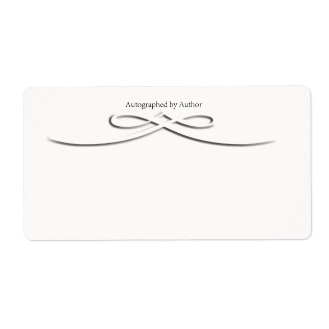 Autographié par la plaque d'écriture de l'auteur (Devant)