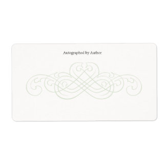 Autographié par la plaque d'écriture de l'auteur