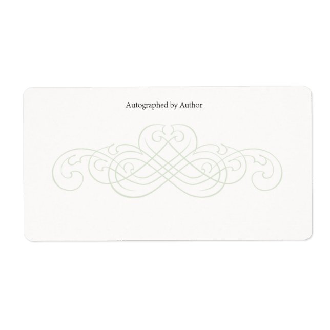 Autographié par la plaque d'écriture de l'auteur (Devant)