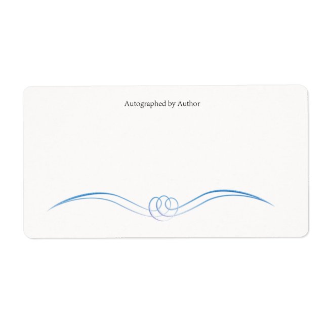 Autographié par la plaque d'écriture de l'auteur (Devant)