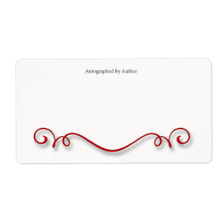 Autographié par la plaque d'écriture de l'auteur