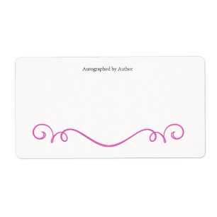 Autographié par la plaque d'écriture de l'auteur