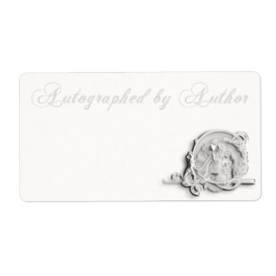 Autographié par la plaque d'écriture de l'auteur