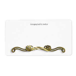 Autographié par la plaque d'écriture de l'auteur