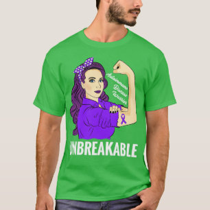 Autoimmune Disease Awareness Warrior Unbreakable T-Shirt