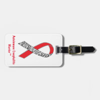 Autoimmune Encephalitis Warrior Luggage Tag