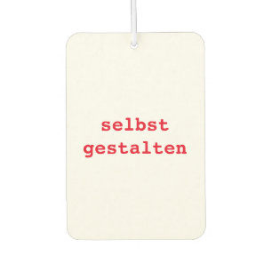 Autolufterfrischer selbst gestalten air freshener