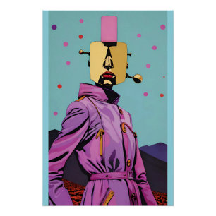 Automatic People - Ken Gauge Surreal Art Poster