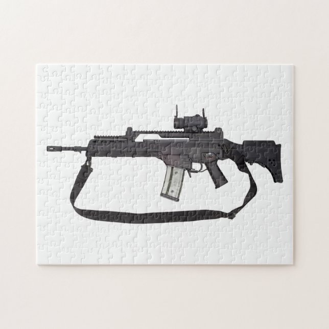 Automatic weapon G36 Jigsaw Puzzle (Horizontal)