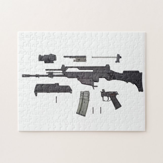 Automatic weapon G36 Jigsaw Puzzle (Horizontal)