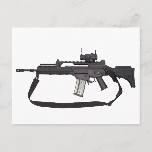 Automatic weapon G36 Postcard (Front)