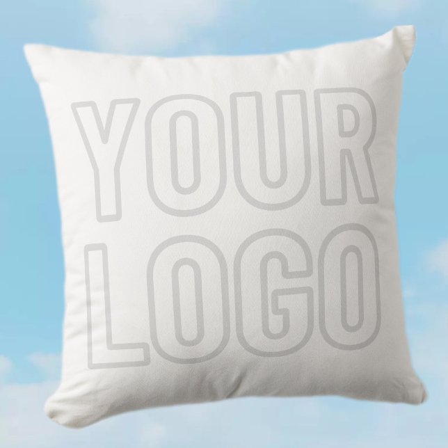 Automatically Lighten Logo For Background Throw Pillow (Creator Uploaded)