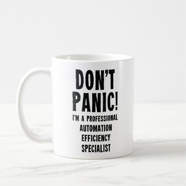 Automation Efficiency Specialist Coffee Mug (Left)
