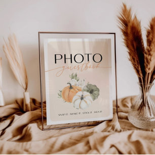 Automne Anniversaire Photo Livre d'or Panneau de l