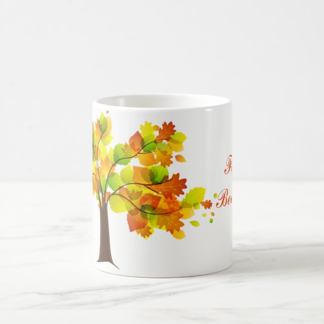 Automne Arbres d'automne Mug (Centre)
