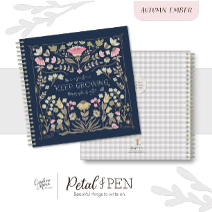 Automne automne Floral Folal Journal Carnet