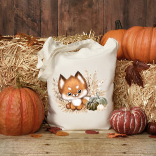 Automne automne Sac fourre-tout renard mignon