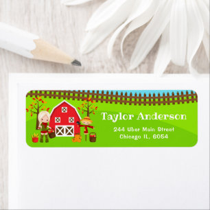 Automne Barnyard Anniversaire Blonde Coiffeuse