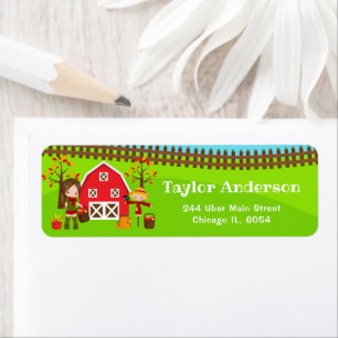 Automne Barnyard Anniversaire Brown Coiffeuse