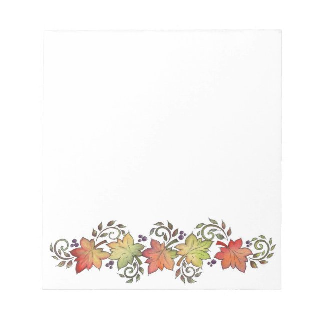 Automne - Bloc-notes (Devant)