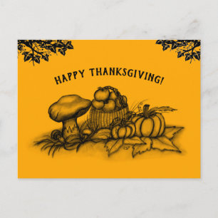 Automne, Bon thanksgiving ! Carte postale