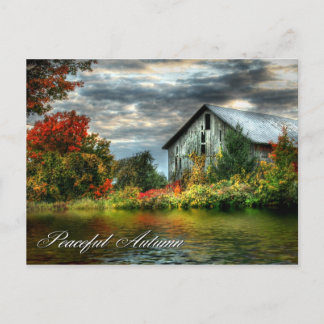 automne calme - carte postale